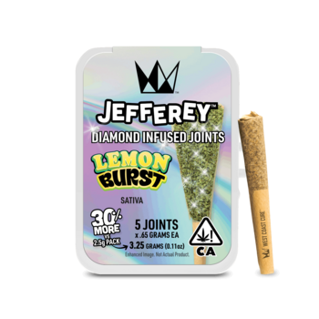 Lemon Burst - Jefferey Infused Joint .65g 5 Pack