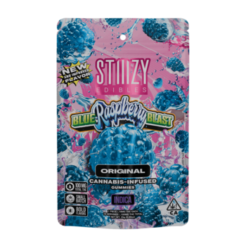 - BLUE RASPBERRY BLAST - 100MG ORIGINAL EDIBLES