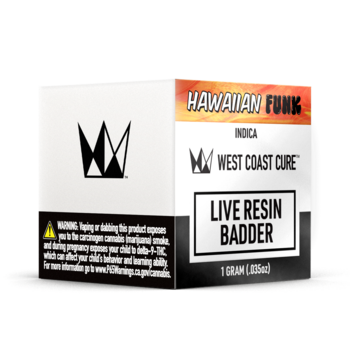 West Coast Cure - Hawaiian Funk - WCC 1g Live Resin Badder