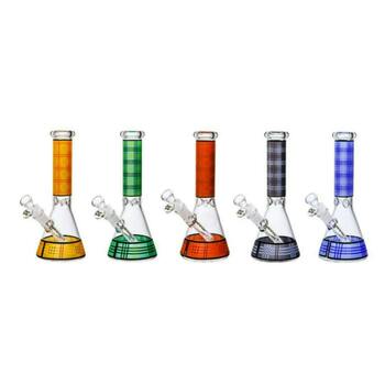 Plaid Beaker Bong