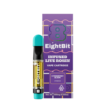 Eight Bit - Rosin Infused Cartridge 1g - Strawberry Bloom
