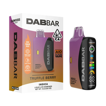 VAPE - DABBAR 3.0 LIQUID LIVE DIAMONDS TRUFFLE BERRY 1G