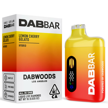 VAPE - DABBAR 2.0 LIQUID DIAMONDS LEMON CHERRY GELATO 1G