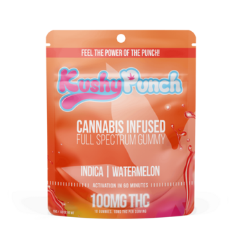 Kushy Punch - Indica Watermelon Gummy 100mg