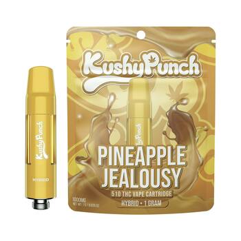 1G Kushy Punch 510 Vape Cart - Pineapple Jealousy