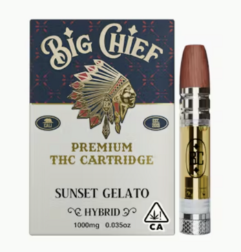 SUNSET GELATO - 1G THC Cartridge