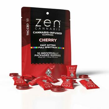 Cherry 1:1 THC:CBD 10-Pack Gummies