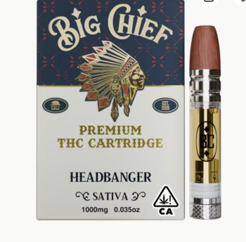 Big Chief 1g Cartridge - Headbanger