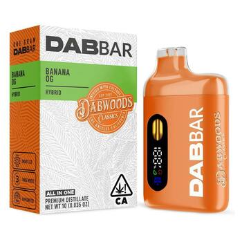 VAPE- DABBAR CLASSICS 2.0 DISTILLATE BANANA OG 1G