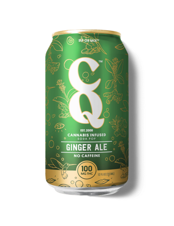 Ginger Ale - 12oz - 100mg THC (No Caffeine)